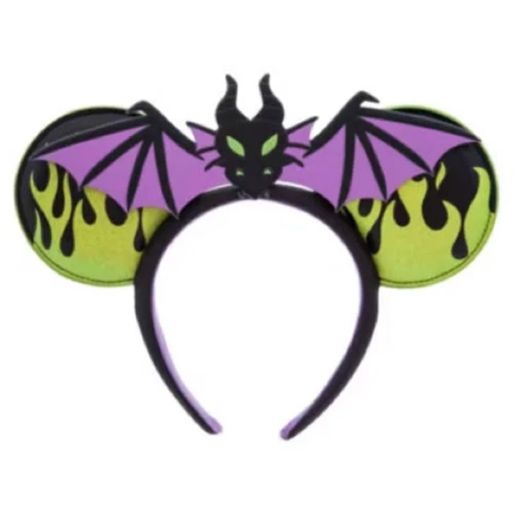 Disney Parks Maleficent as Dragon Ear Headband for Sleeping Beauty